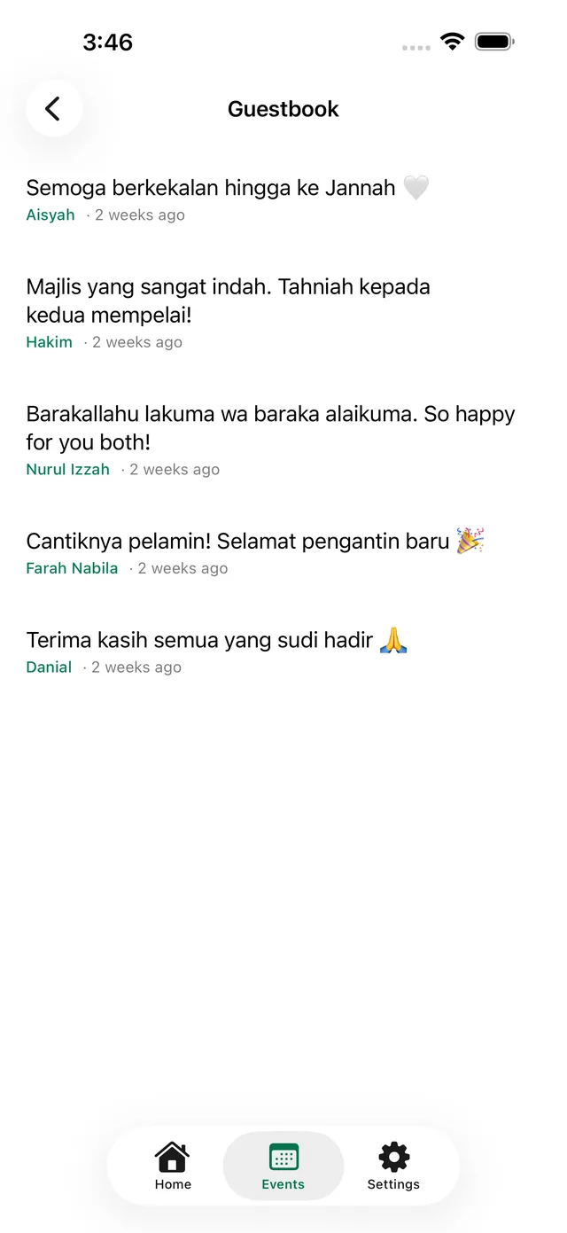 Buku Ucapan
