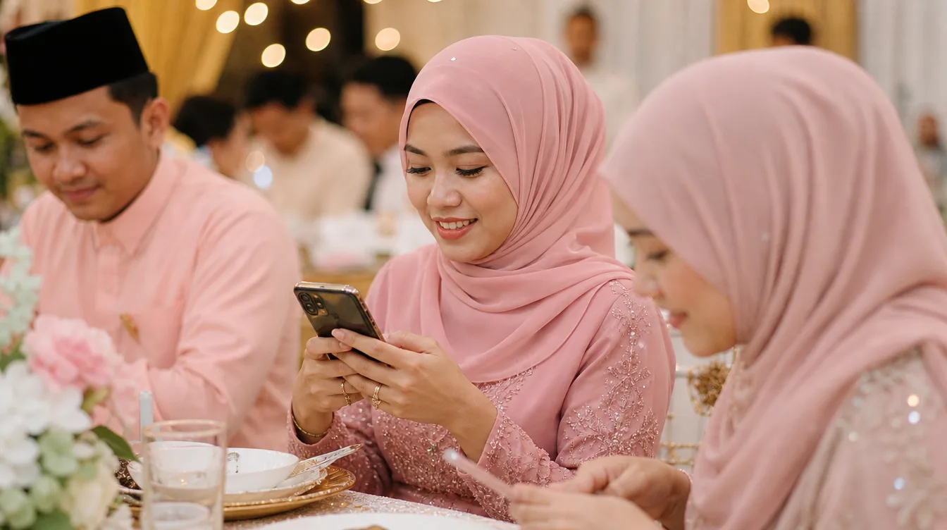 Idea Buku Tetamu Digital untuk Majlis Kahwin Malaysia