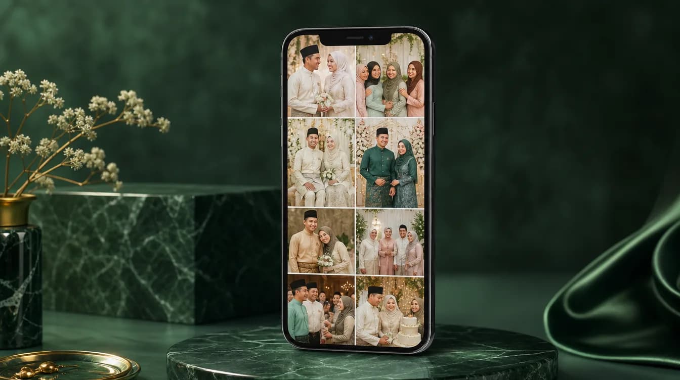 Cara Sediakan Galeri Foto Perkahwinan Dikongsi untuk Majlis Anda