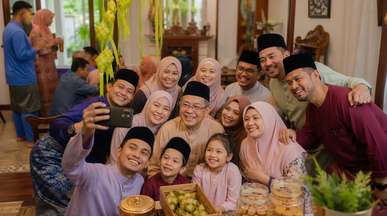 Kumpul Gambar Rumah Terbuka Raya: Satu Galeri untuk Semua Kenangan