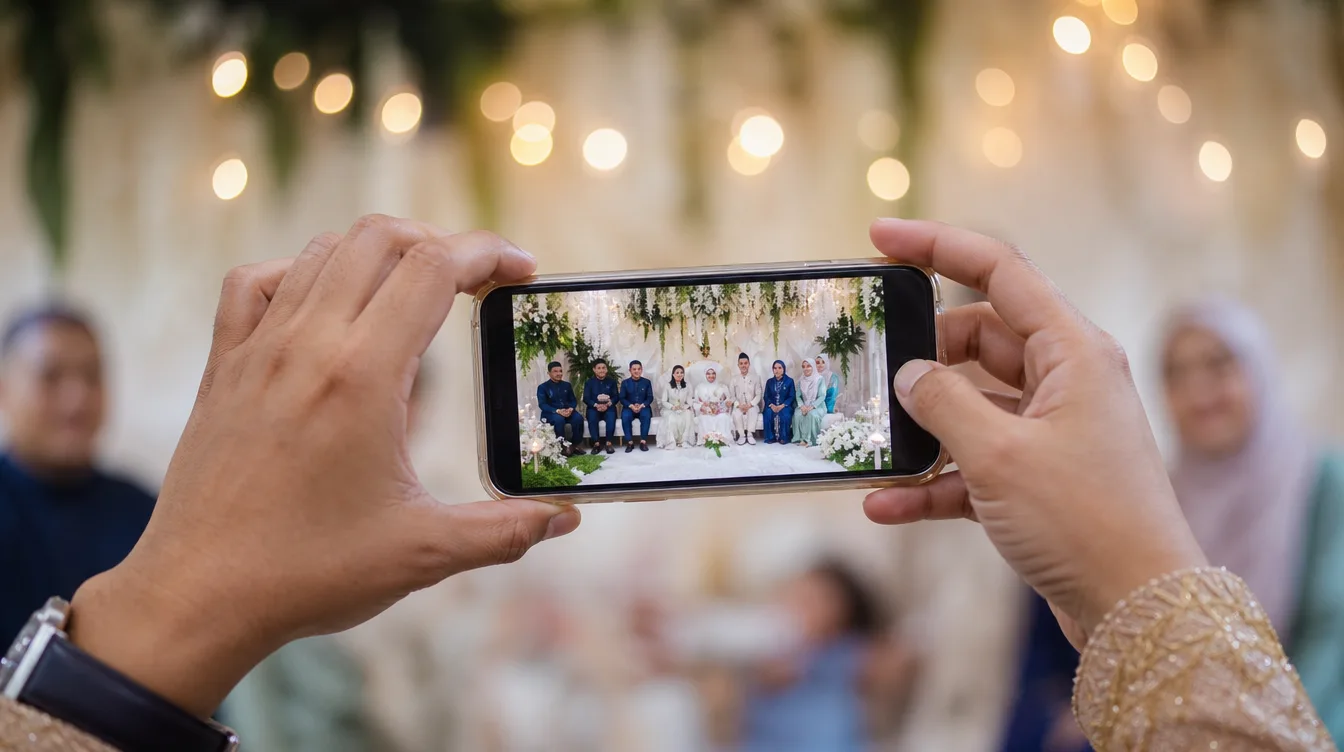 Tip Gambar Telefon di Majlis: Panduan Lengkap untuk Tetamu & Tuan Rumah